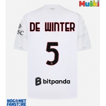 AC Milan Koni De Winter #5 Gostujuci Dres 2026-27 Kratak Rukav